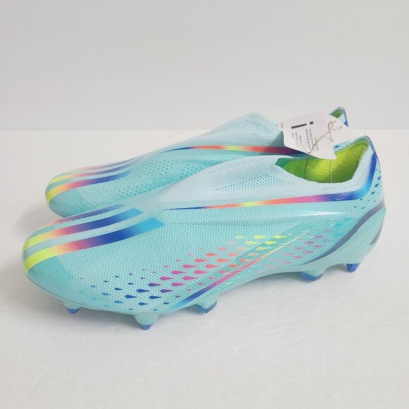 NEW Adidas Speedportal+ SG Elite Soccer Cleats GW8420 Size 8.5 Blue main image 5